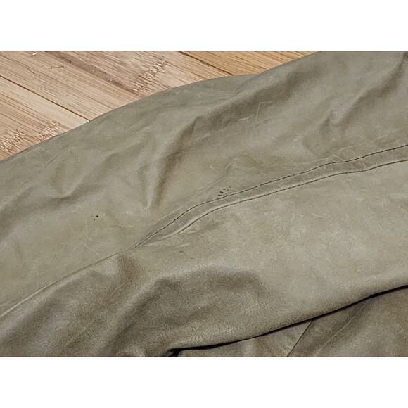 LONE PINE Leather Romeo Jacket Men 46 Brown Beige Wool Lined Outdoor Made In USA - Picture 9 of 13